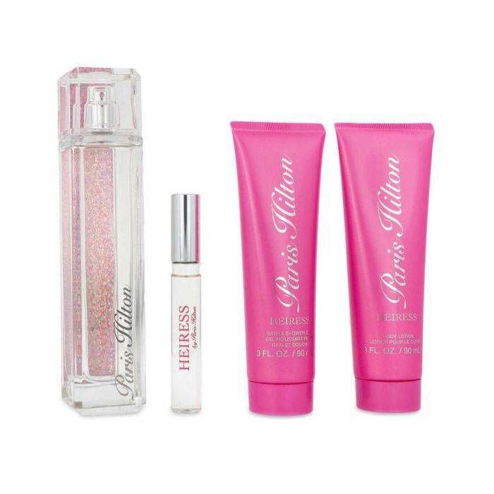 Paris Hilton Heiress For Women - 4 Pc Gift Set 100ml/3.4oz Eau De Parfum Spray 10ml/0.33oz Eau De Parfum Spray 90ml/3oz